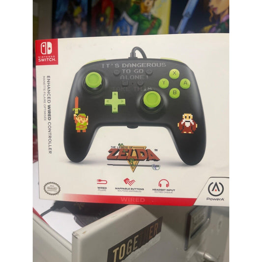 The Legend Of Zelda Enhanced PowerA Nintendo Switch Wired Controller New